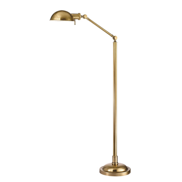 Lighting - Floor Lamp Girard 1 Light Floor Lamp // Vintage Brass 