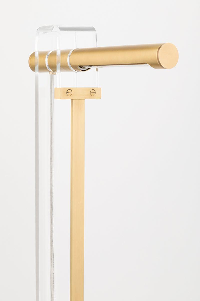 Lighting - Floor Lamp Hillcrest 1 Light Floor Lamp // Aged Brass 