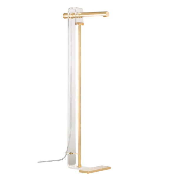 Lighting - Floor Lamp Hillcrest 1 Light Floor Lamp // Aged Brass 