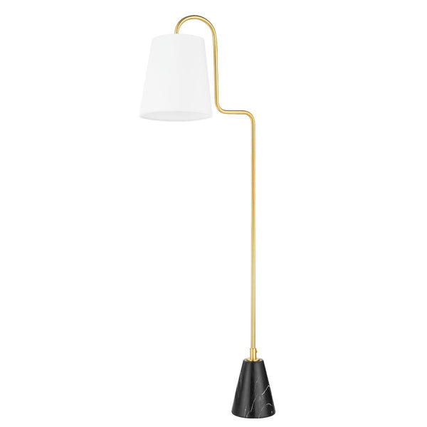 Lighting - Floor Lamp Jaimee 1 Light Floor Lamp // Aged Brass 