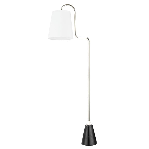 Lighting - Floor Lamp Jaimee 1 Light Floor Lamp // Polished Nickel 