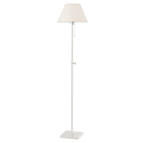 Lighting - Floor Lamp Leeds 1 Light Floor Lamp // Polished Nickel 