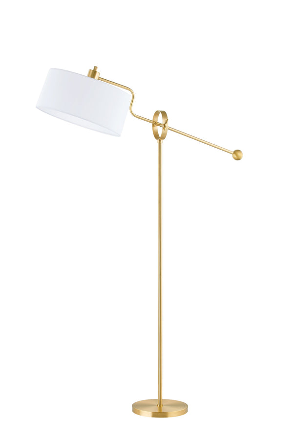 Lighting - Floor Lamp Libby 1 Light Floor Lamp // Aged Brass 