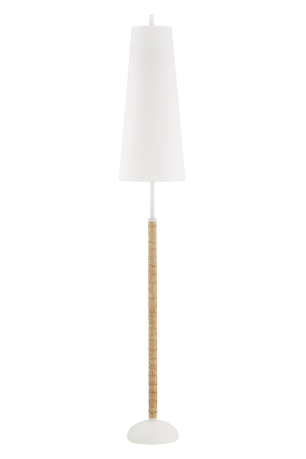 Lighting - Floor Lamp Mariana 2 Light Floor Lamp // Textured White 