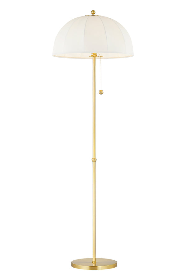 Lighting - Floor Lamp Meshelle 1 Light Floor Lamp // Aged Brass 