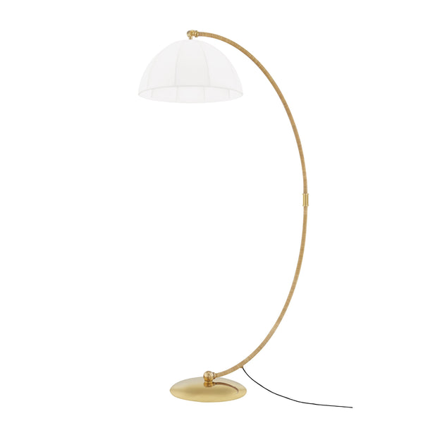 Lighting - Floor Lamp Montague 1 Light Floor Lamp // Aged Brass 