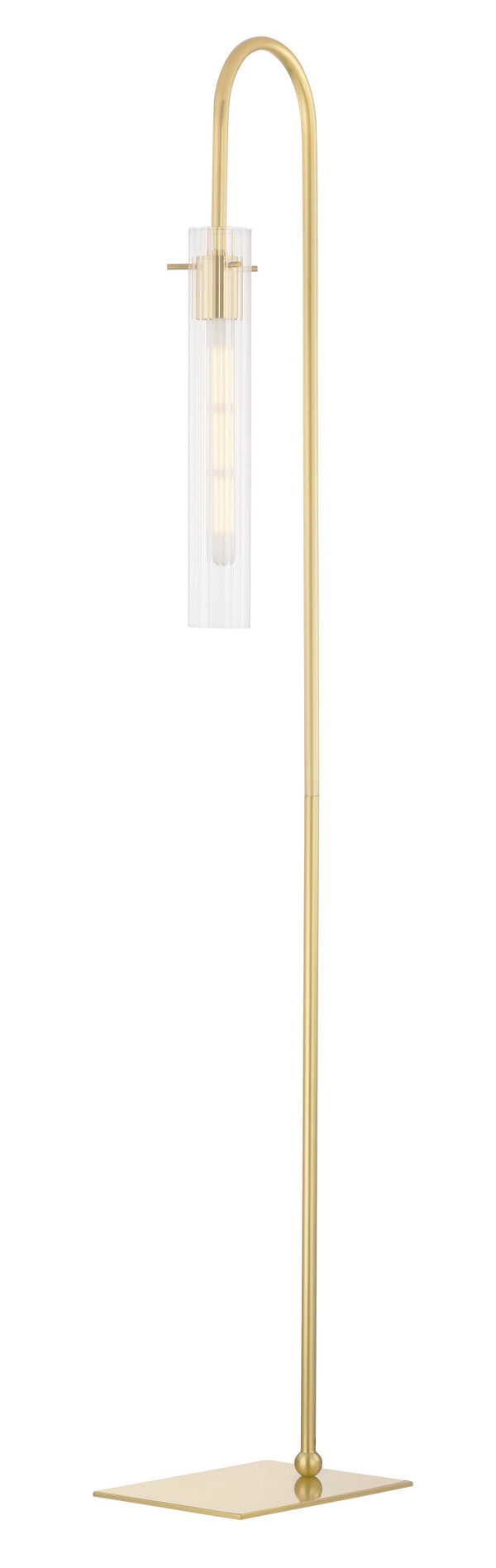 Lighting - Floor Lamp Nettie 1 Light Floor Lamp // Aged Brass 