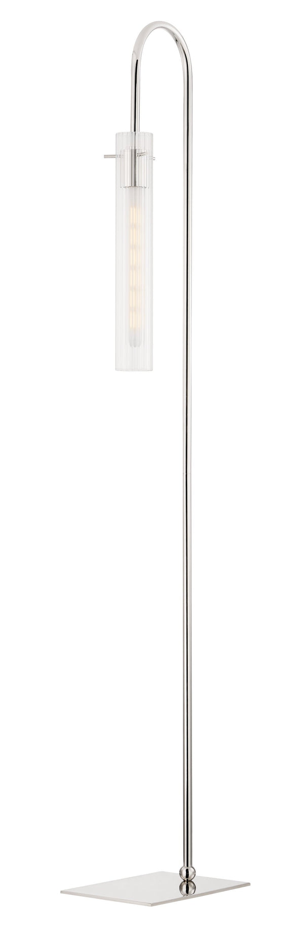 Lighting - Floor Lamp Nettie 1 Light Floor Lamp // Polished Nickel 