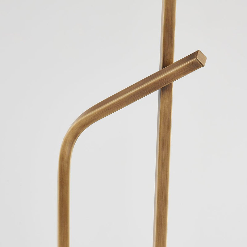 Lighting - Floor Lamp Pearce 1 Light Floor Lamp // Patina Brass 