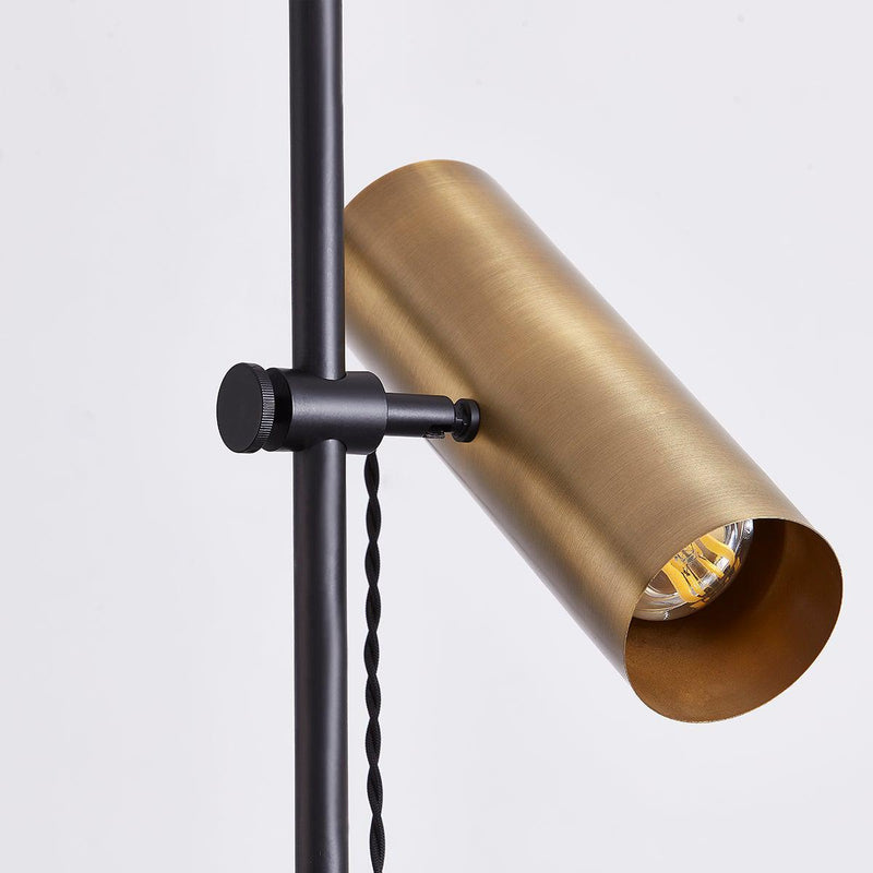 Lighting - Floor Lamp Quinn 1 Light Floor Lamp // Patina Brass 