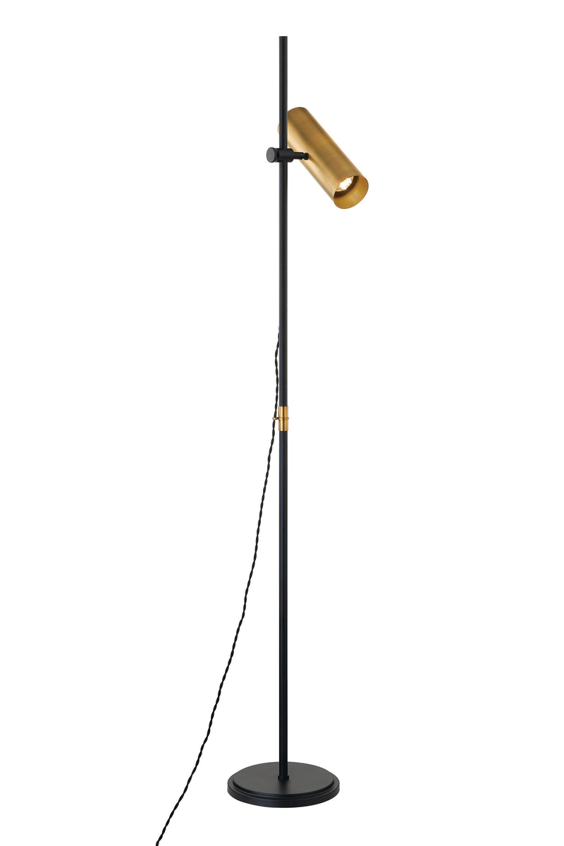 Lighting - Floor Lamp Quinn 1 Light Floor Lamp // Patina Brass 