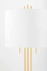 Lighting - Floor Lamp Remsen 2 Light Floor Lamp // Aged Brass 