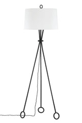 Lighting - Floor Lamp Santa Monica 1 Light Floor Lamp // Forged Iron 