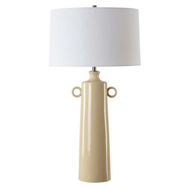 Lighting Florero Pale Yellow Table Lamp 