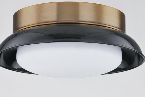 Lighting - Flush Mount Arnie 2 Light Flush Mount // Patina Brass // Small 