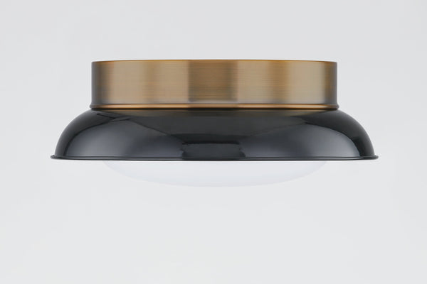 Lighting - Flush Mount Arnie 2 Light Flush Mount // Patina Brass // Small 