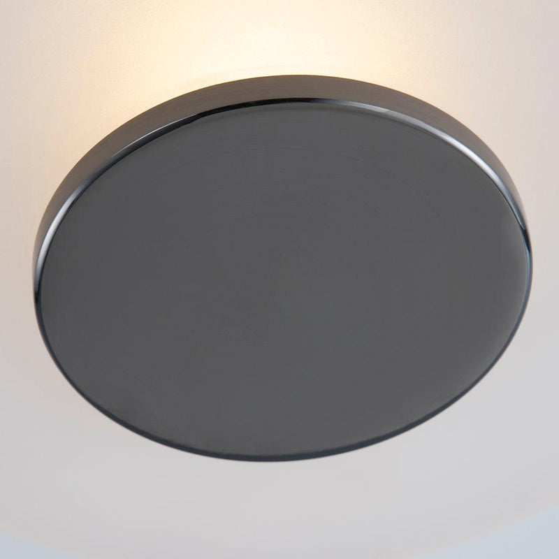 Lighting - Flush Mount Blyford 1 Light Flush Mount // Black Nickel 