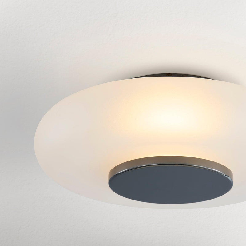 Lighting - Flush Mount Blyford 1 Light Flush Mount // Black Nickel 