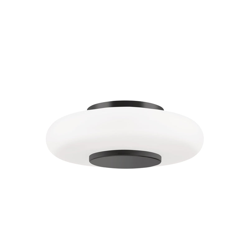 Lighting - Flush Mount Blyford 1 Light Flush Mount // Black Nickel 