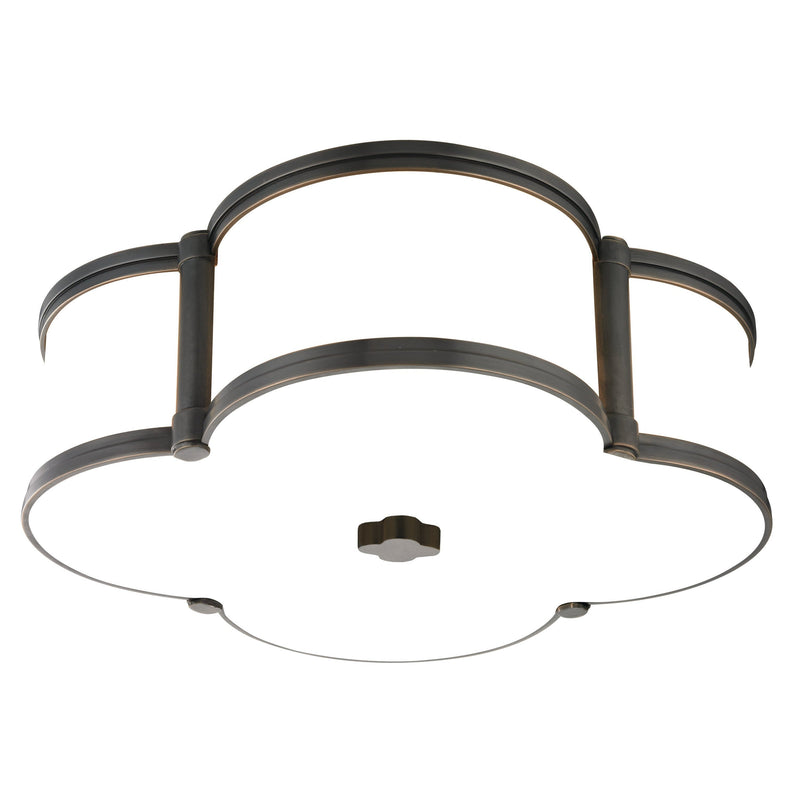 Lighting - Flush Mount Chandler 3 Light Flush Mount // Old Bronze 