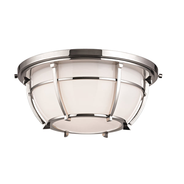 Lighting - Flush Mount Conrad 2 Light Flush Mount // Polished Nickel 