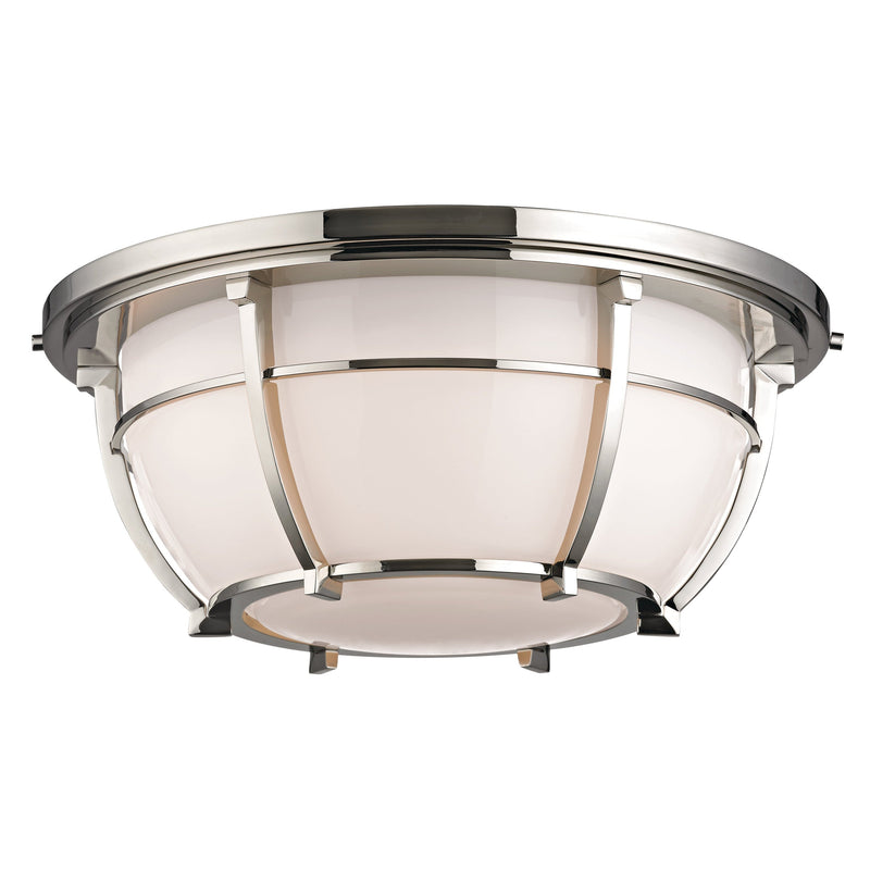 Lighting - Flush Mount Conrad 3 Light Flush Mount // Polished Nickel 