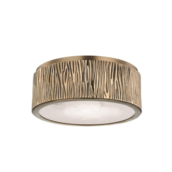 Lighting - Flush Mount Crispin Small Led Flush Mount // Aged Brass 