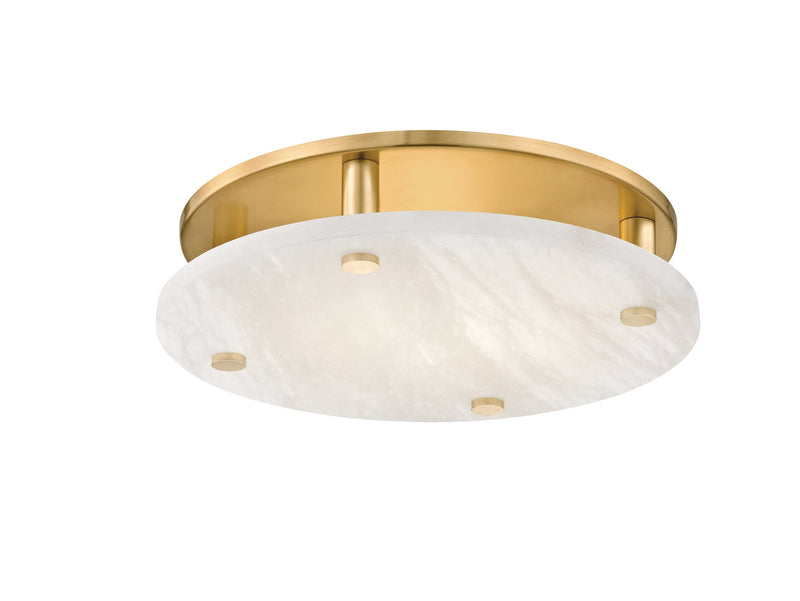 Lighting - Flush Mount Croton Large Led Flush Mount // Aged Brass 