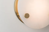 Lighting - Flush Mount Croton Medium Led Flush Mount // Aged Brass 