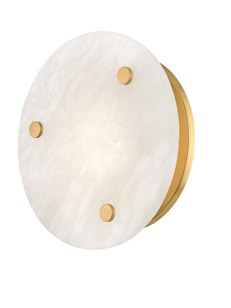 Lighting - Flush Mount Croton Medium Led Flush Mount // Aged Brass 