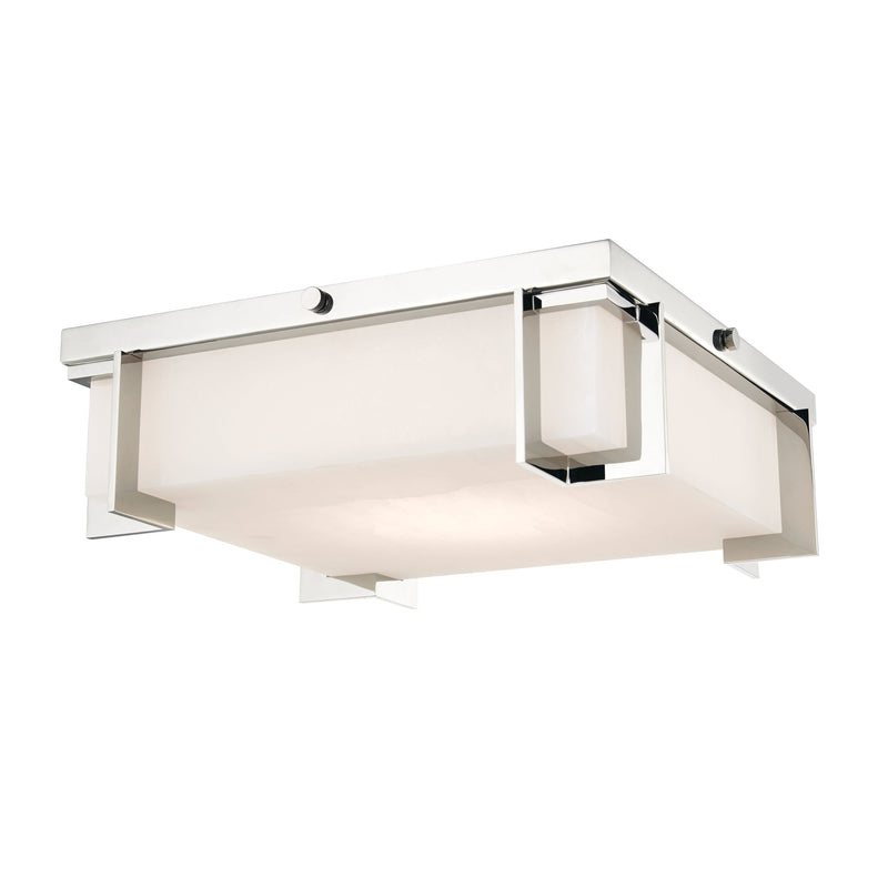 Lighting - Flush Mount Delmar Led Large Flush Mount // Polished Nickel 