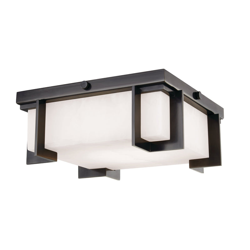 Lighting - Flush Mount Delmar Led Small Flush Mount // Old Bronze 