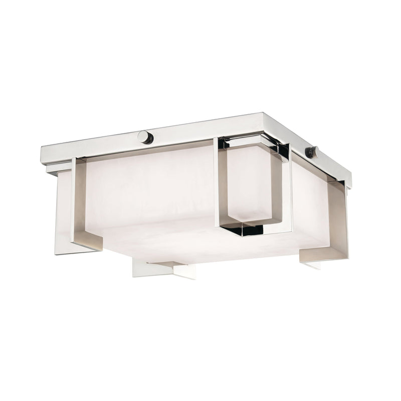 Lighting - Flush Mount Delmar Led Small Flush Mount // Polished Nickel 