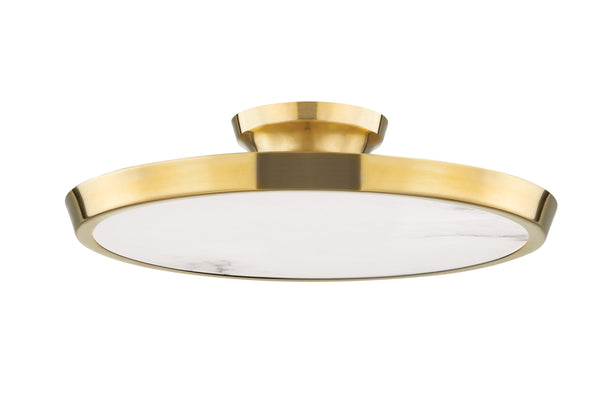 Lighting - Flush Mount Draper Led Flush Mount // Aged Brass 