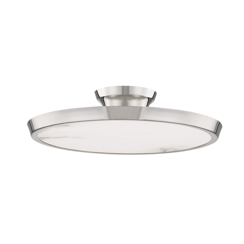 Lighting - Flush Mount Draper Led Flush Mount // Polished Nickel 