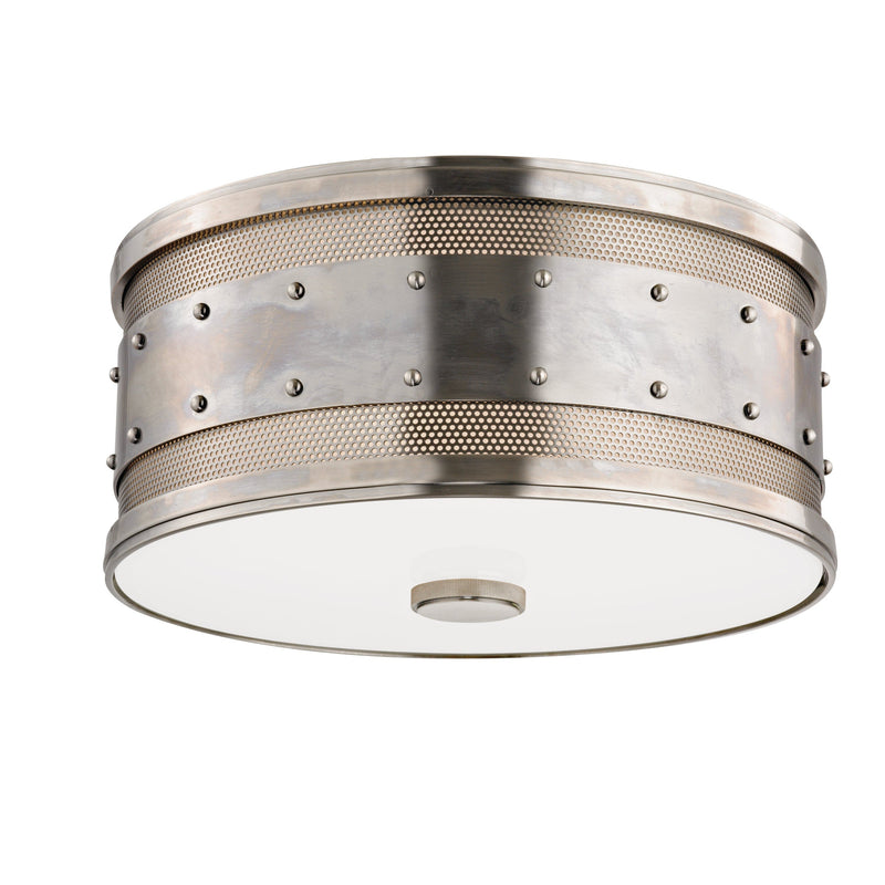 Lighting - Flush Mount Gaines 2 Light Flush Mount // Historic Nickel 