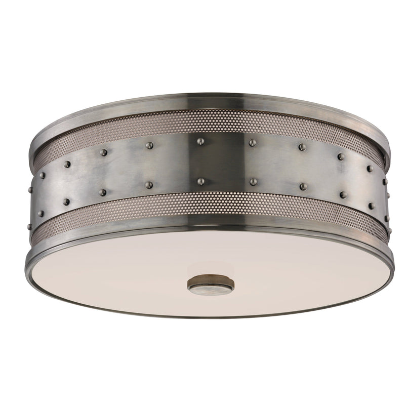 Lighting - Flush Mount Gaines 3 Light Flush Mount // Historic Nickel 