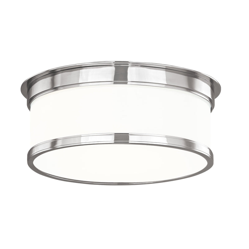 Lighting - Flush Mount Geneva 2 Light Flush Mount // Polished Nickel 