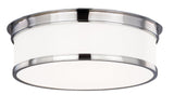 Lighting - Flush Mount Geneva 3 Light Flush Mount // Polished Chrome 