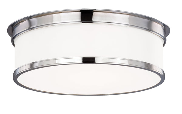 Lighting - Flush Mount Geneva 3 Light Flush Mount // Polished Chrome 