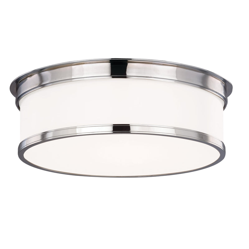 Lighting - Flush Mount Geneva 3 Light Flush Mount // Polished Chrome 