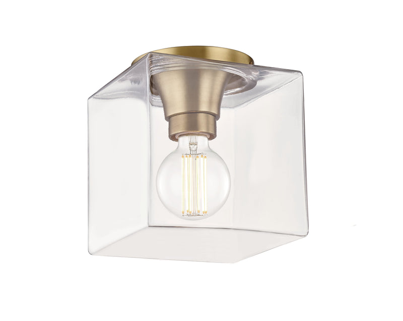 Lighting - Flush Mount Grace 1 Light Flush Mount // Aged Brass // Large 