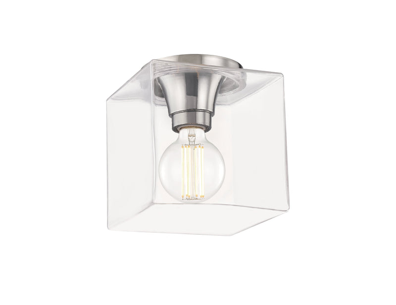 Lighting - Flush Mount Grace 1 Light Flush Mount // Polished Nickel // Large 