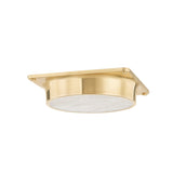 Lighting - Flush Mount Greenwich 1 Light Flush Mount // Aged Brass 