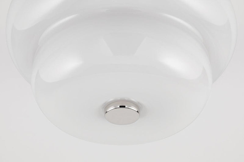 Lighting - Flush Mount Hazel 2 Light Flush Mount // Polished Nickel 