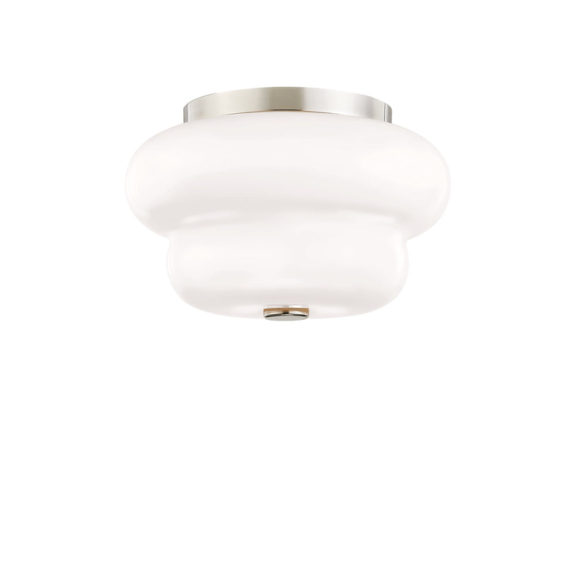 Lighting - Flush Mount Hazel 2 Light Flush Mount // Polished Nickel 