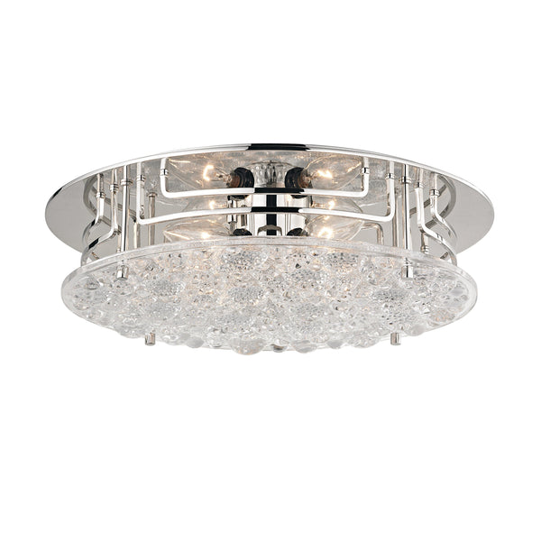 Lighting - Flush Mount Holland 4 Light Flush Mount // Polished Nickel 