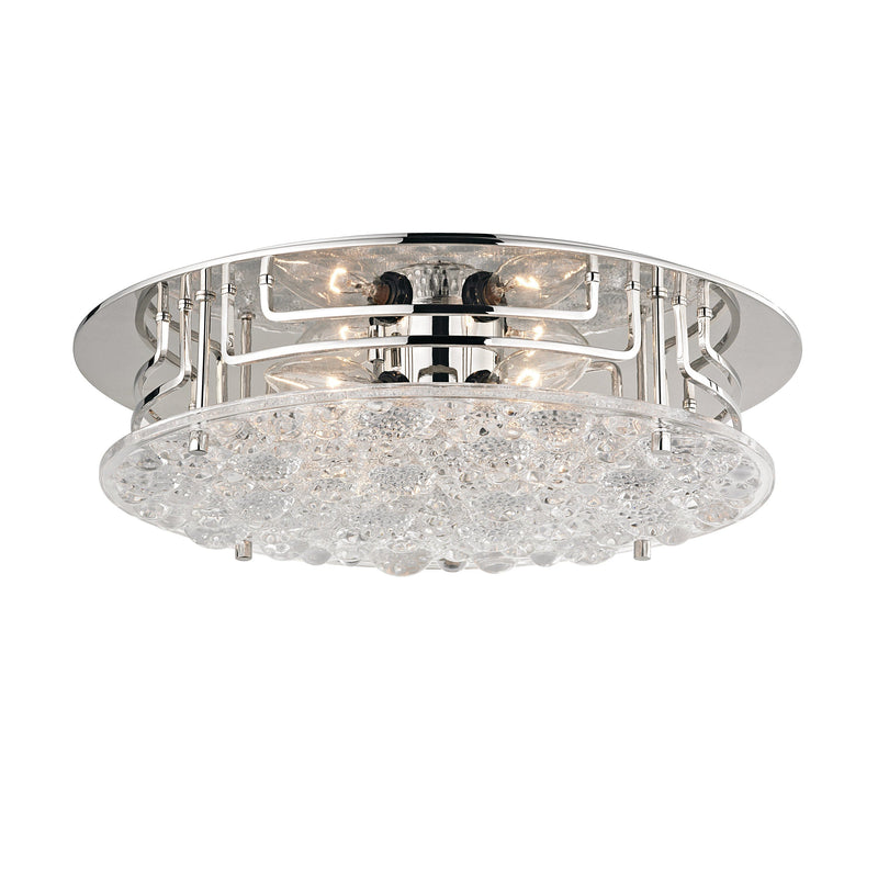 Lighting - Flush Mount Holland 4 Light Flush Mount // Polished Nickel 