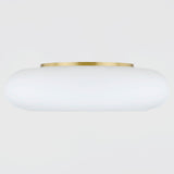 Lighting - Flush Mount Imani 1 Light Flush Mount // Aged Brass 