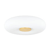 Lighting - Flush Mount Imani 1 Light Flush Mount // Aged Brass 